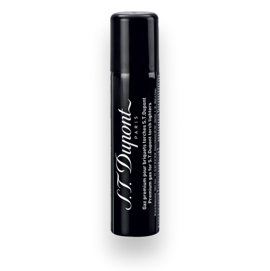 S.T. Dupont Black 72ml Premium Butane Cigar Lighter Fuel Refill - single can