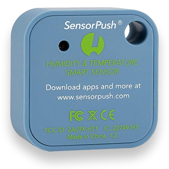 SensorPush HT1 Humidity / Temperature Smart Sensor - back side