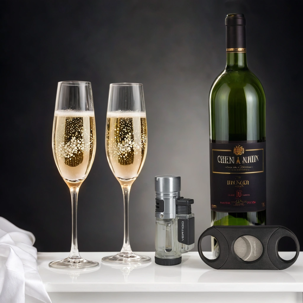 Vertigo Blizzard Lighter & Big Boy Cutter Gift Set - Lifestyle