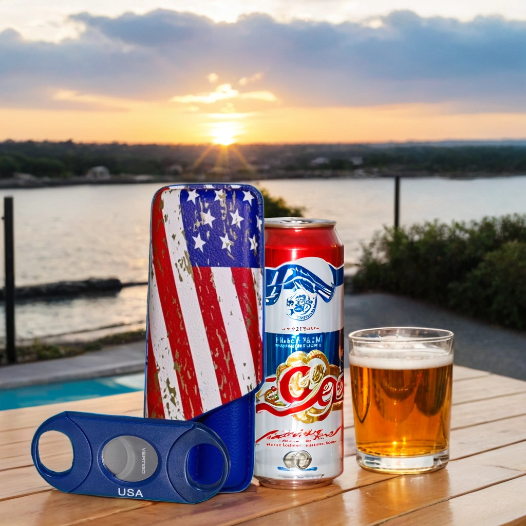 Lotus USA Leather Cigar Case & Big Boy Cutter Gift Set - Lifestyle