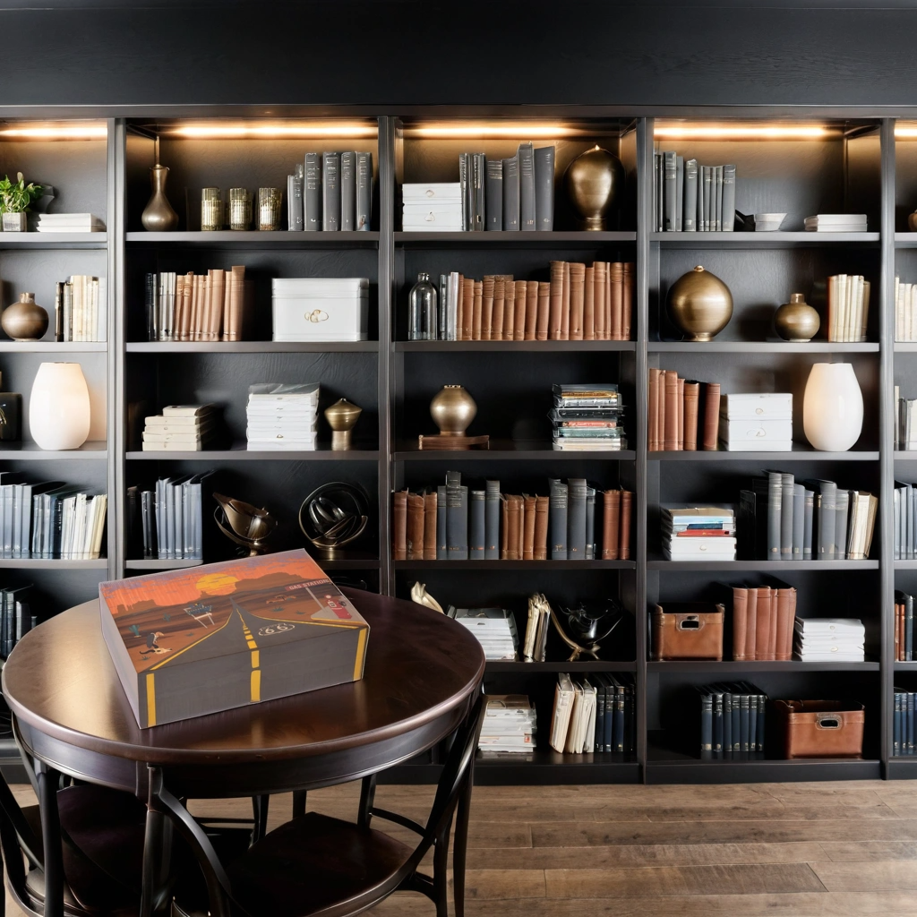 Elie Bleu Route 66 Twighlight 110-Cigar Desktop Humidor - Lifestyle