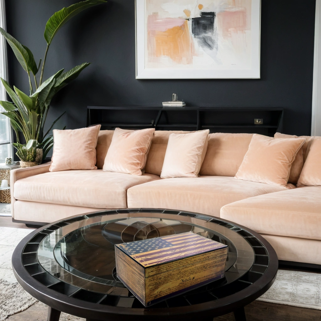 Humidor Supreme Constitution 100-Cigar Desktop Humidor