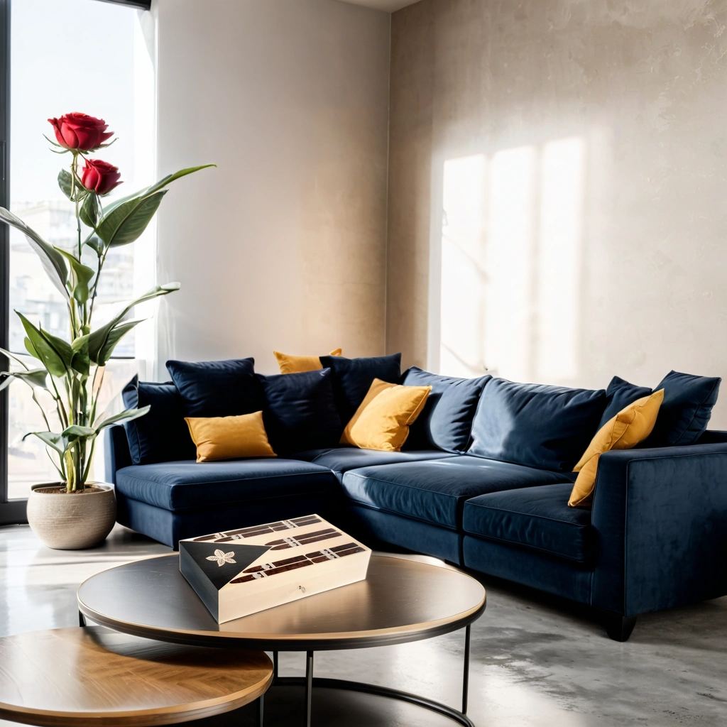 Elie Bleu Stars and Stripes Cuban Flag 110-Cigar Desktop Humidor - Lifestyle