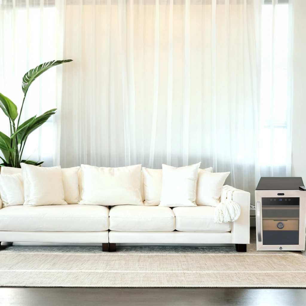 Whynter CHC-123DS Stainless Steel 250-Cigar Cooler Humidor 1.2 cu. ft.