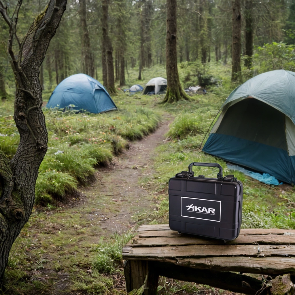 Xikar 20-Cigar Travel Humidor - Black