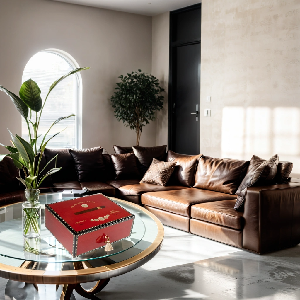 Elie Bleu Medals 200-Cigar Desktop Humidor - Lifestyle