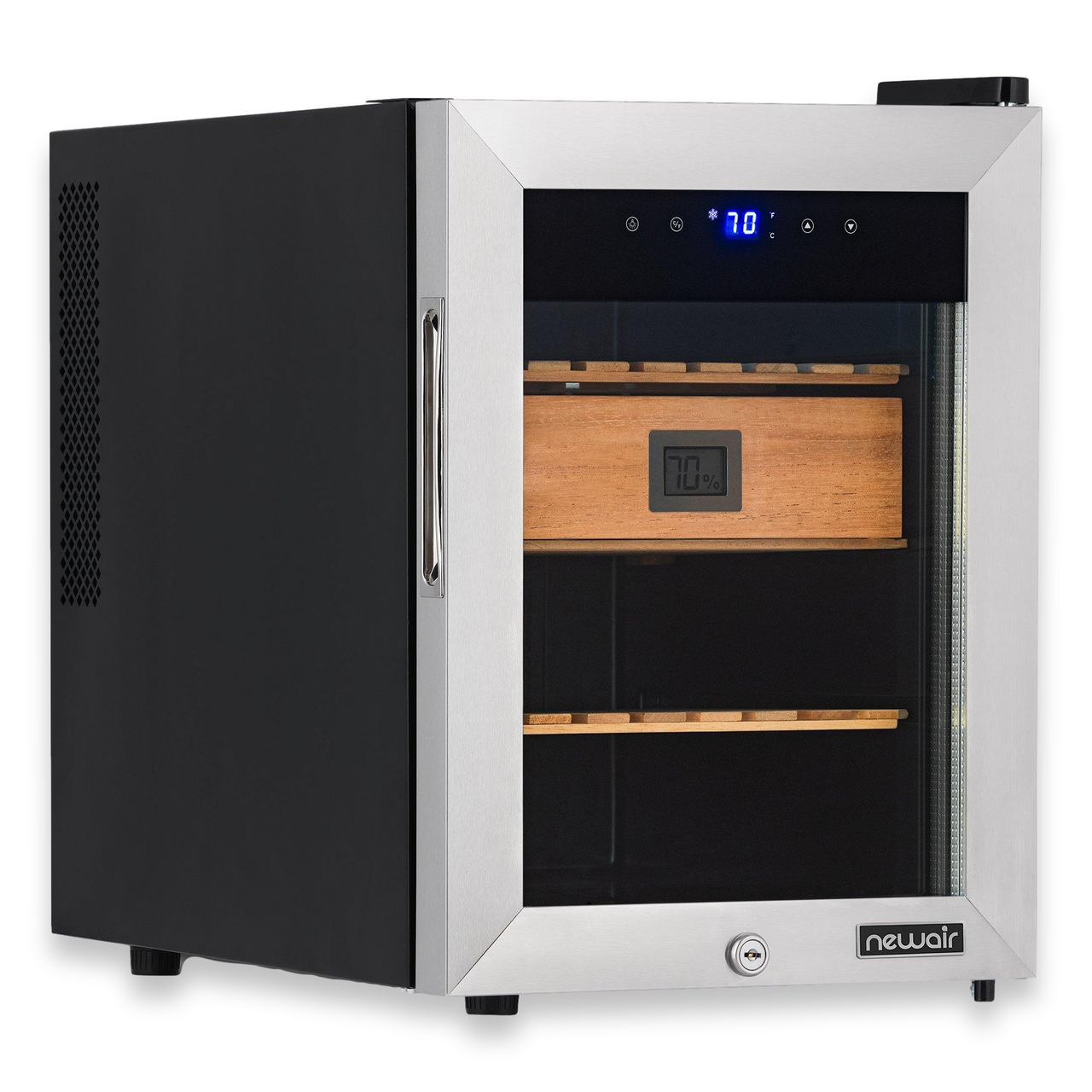 NewAir 250-Cigar Electric Humidor with Opti-Temp™ Heating and Cooling Function - Exterior Right