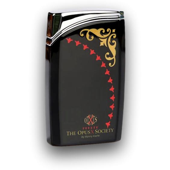 OpusX Society J30 Black Series Torch Flame Single Jet Cigar Lighter - Back Image