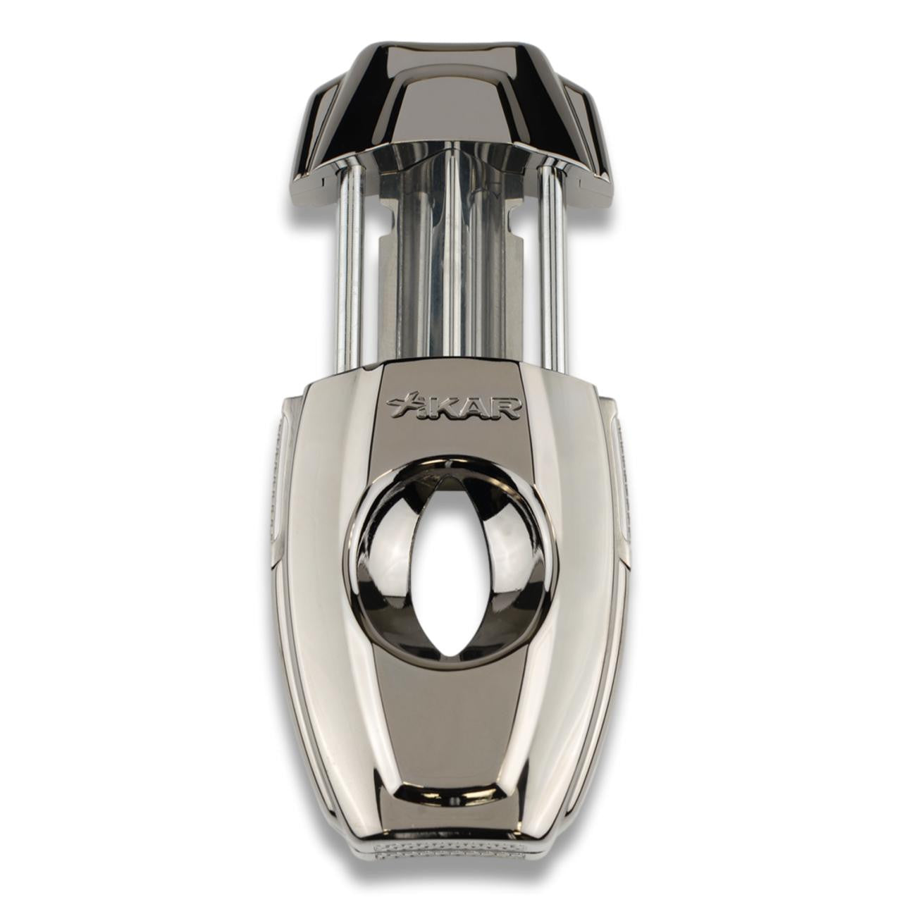 Xikar VX2 V-Cut Cigar Cutter - Gunmetal  - Interior Front