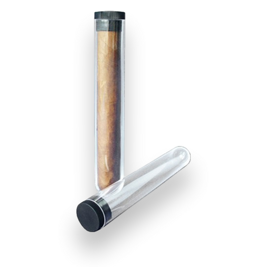 Prestige Acrylic 1-Finger Cigar Case  - Exterior Front