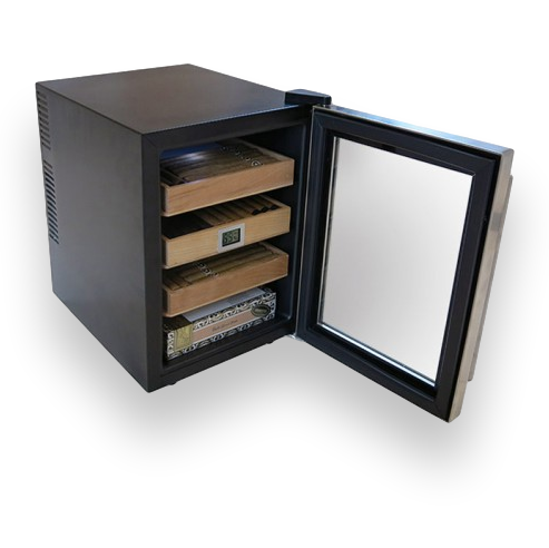 Prestige Clevelander 250-Cigar Desktop Humidor - Interior Front