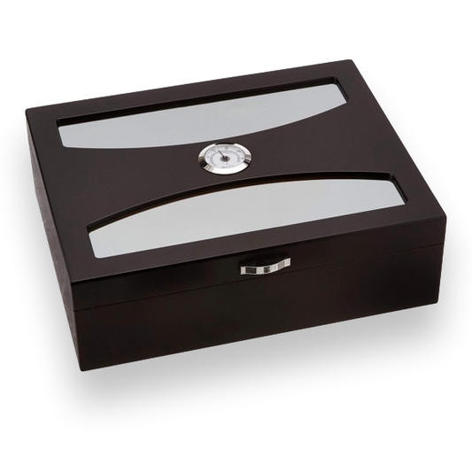 Prestige Delano 100-Cigar Desktop Humidor  - Exterior Front