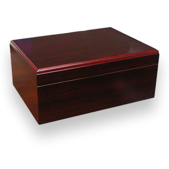 Prestige Executive 50-75 Cigar Desktop Humidor - Exterior Front