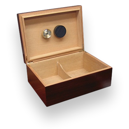 Prestige Executive 50-75 Cigar Desktop Humidor - Interior Front
