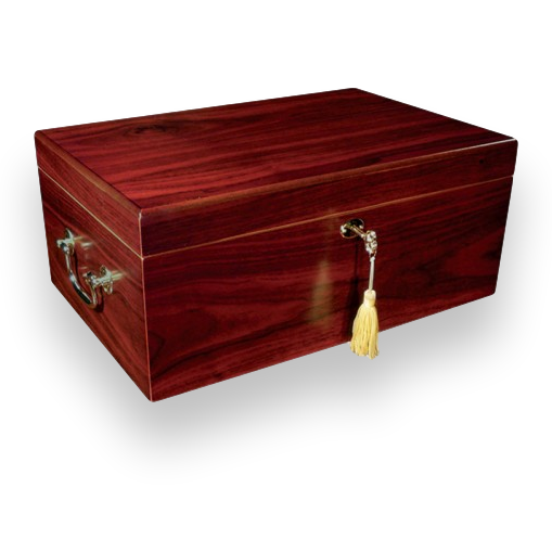 Prestige Monte Carlo 120-Cigar Desktop Humidor  - Exterior Front