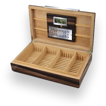 Prestige Vanderbilt 120-Cigar Desktop Humidor (PG-HUM-VBLT-120-EB) Interior 1
