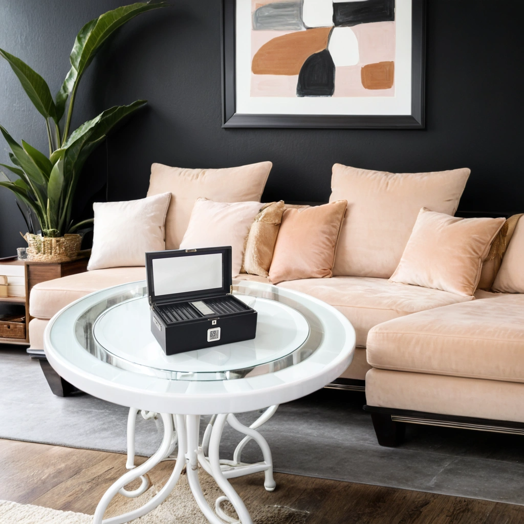 Prestige Raven 120-Cigar Desktop Humidor - Lifestyle