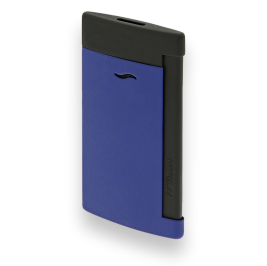 S.T. Dupont Slim 7 Torch Flame Single Jet Cigar Lighter - Matte Black Ocean - Main Image