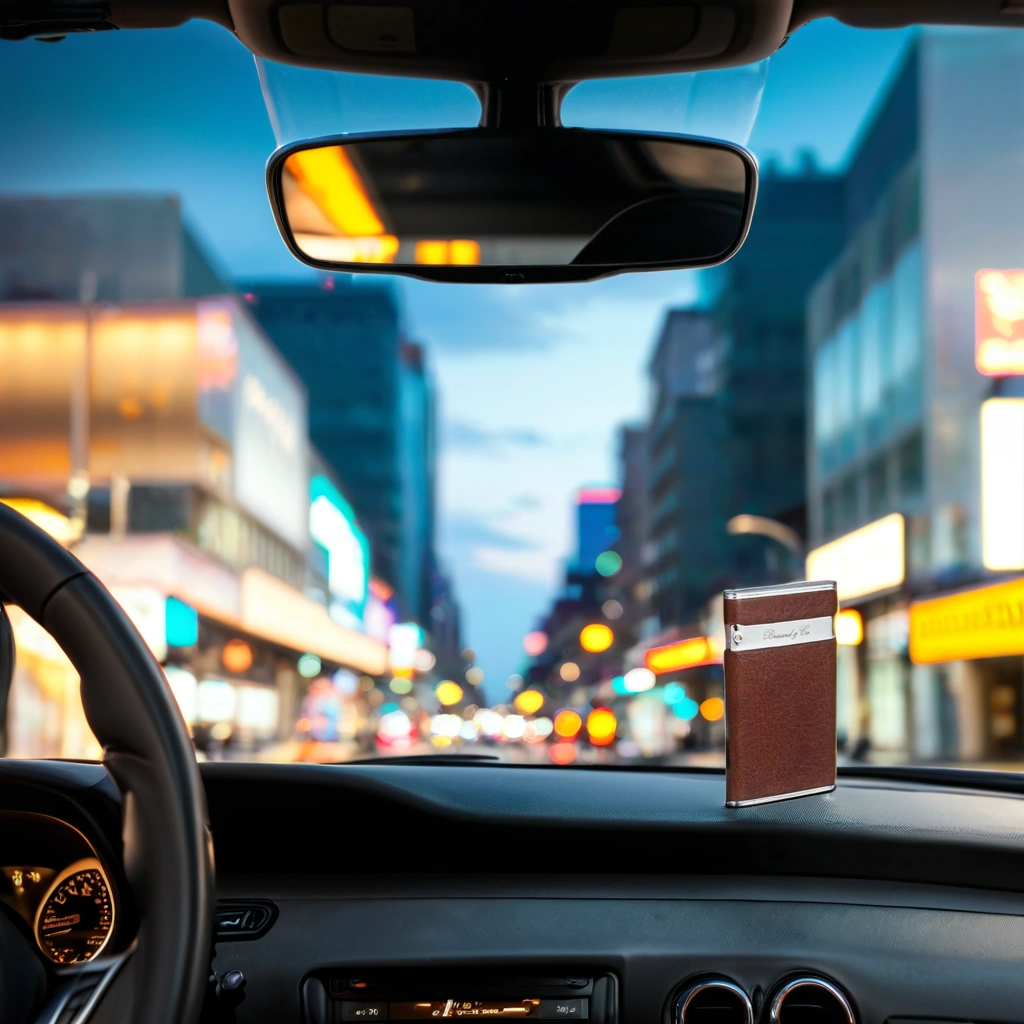 Brizard & Co Antique Saddle Sottile Torch Flame Single Jet Cigar Lighter - Lifestyle