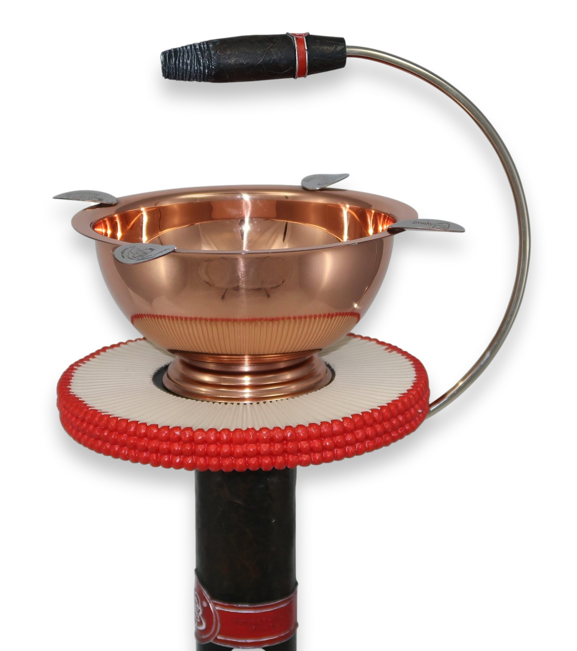 Stinky Cigar Metal Stand - Exterior Side with Cigar