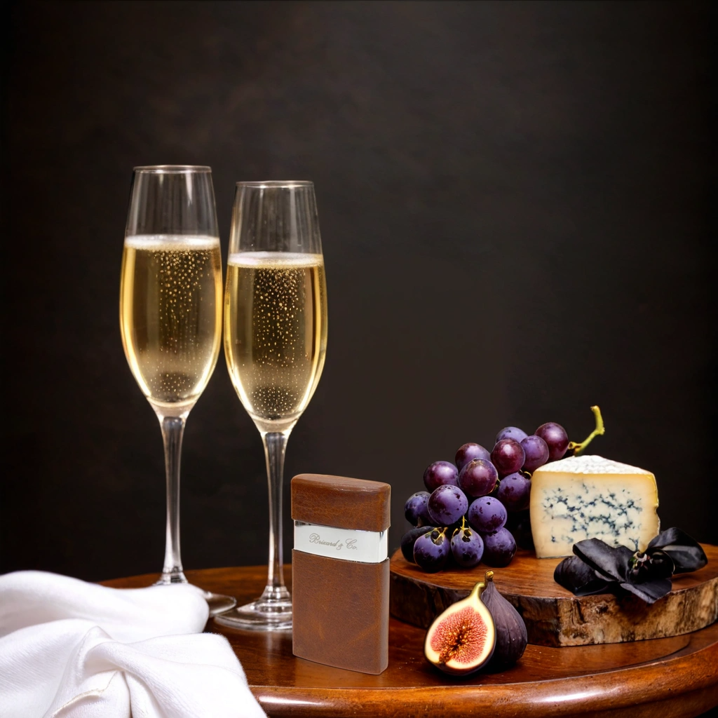 Brizard & Co Antique Saddle Venezia Torch Flame Single Jet Cigar Lighter - Lifestyle