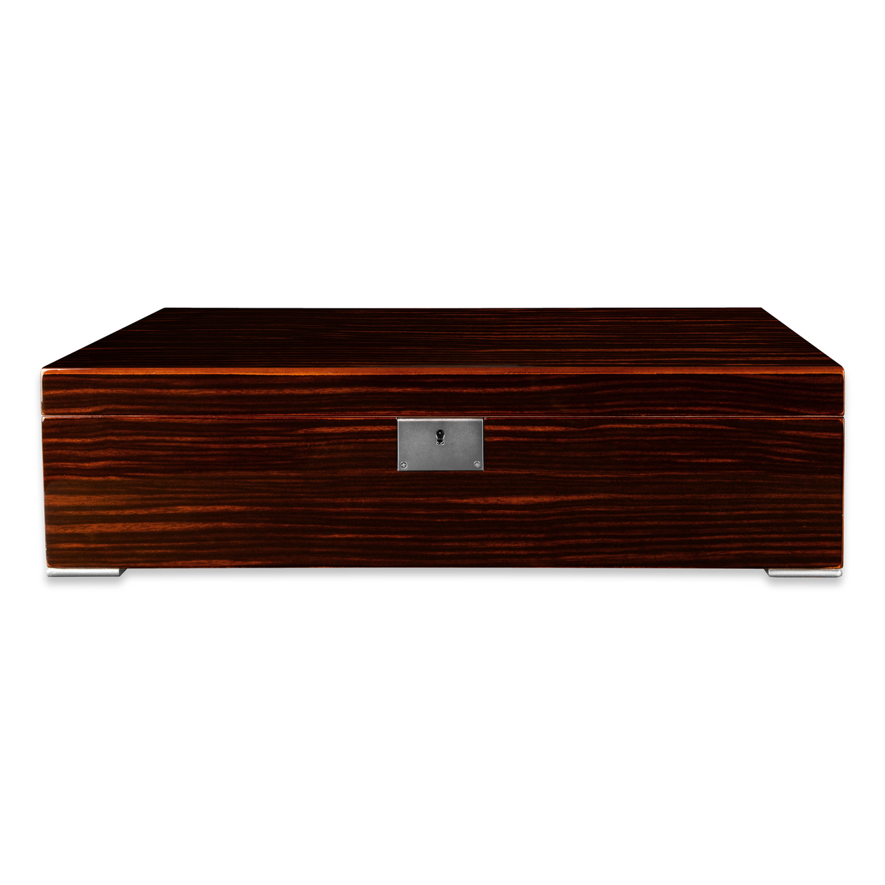 Humidor Supreme Valentino High Lacquer 250-Cigar Desktop Humidor - Front Closed Lid