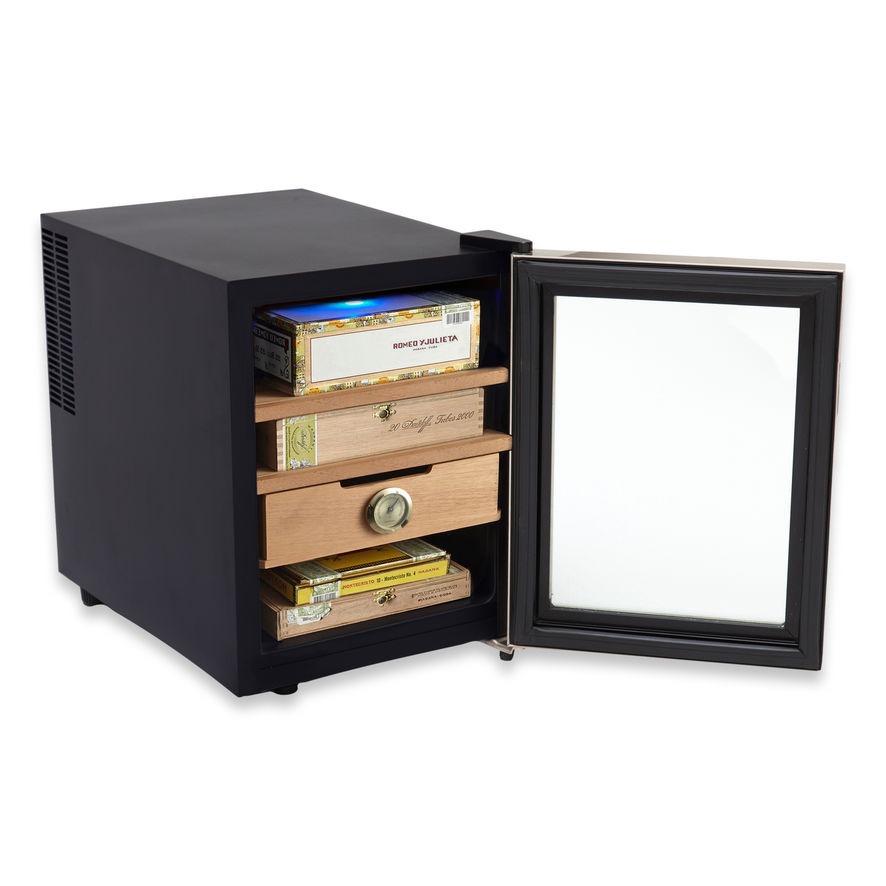 Whynter CHC-120S Stainless Steel 250-Cigar Cooler Humidor 1.2 cu. ft.  - Interior Side