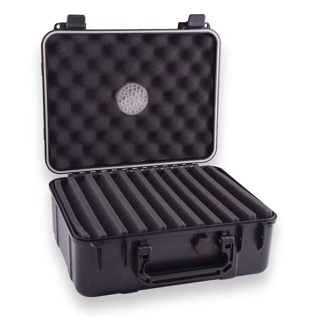 Xikar 40-Cigar Travel Humidor - Black - Interior