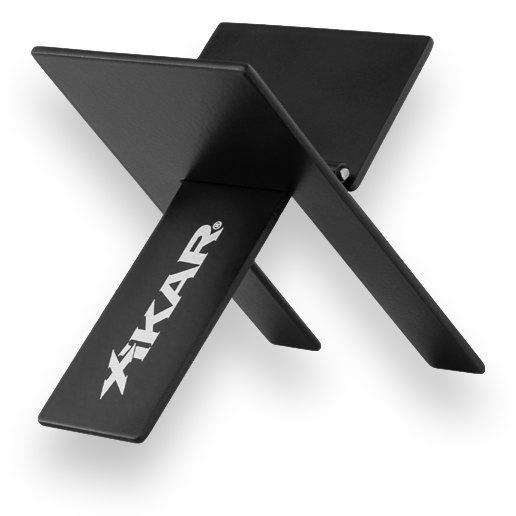 Xikar Black Cigar Stand  - Exterior Front