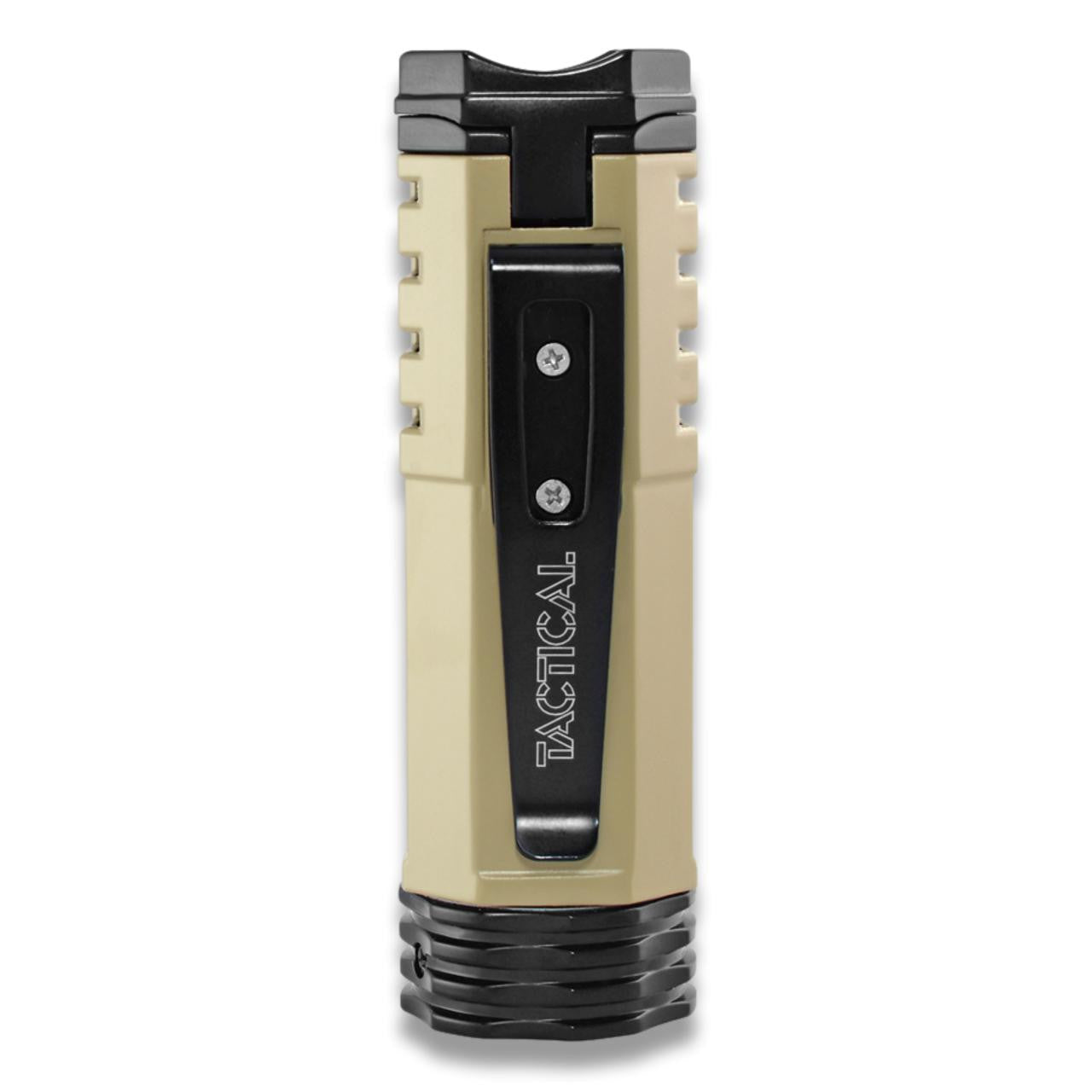 Xikar Tactical 1 Torch Flame Single Jet Cigar Lighter - Flat Dark Earth  - Back