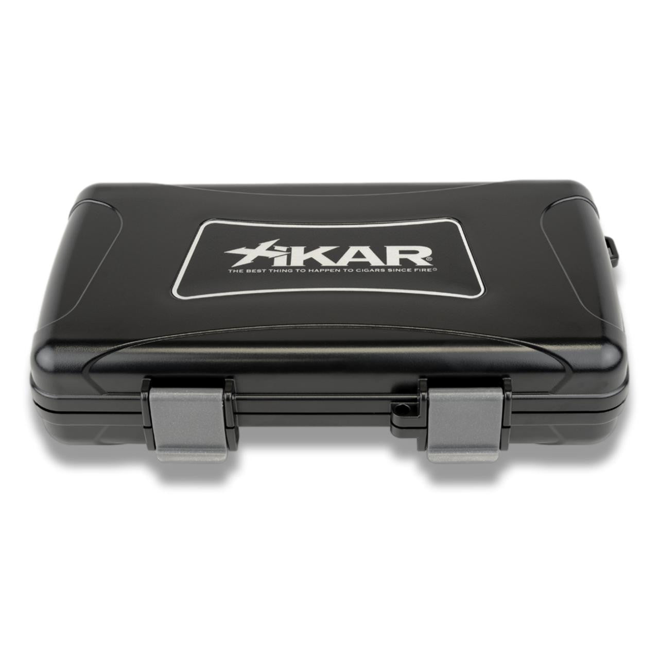 Xikar 5-Cigar Travel Humidor - Xikar Label - Front