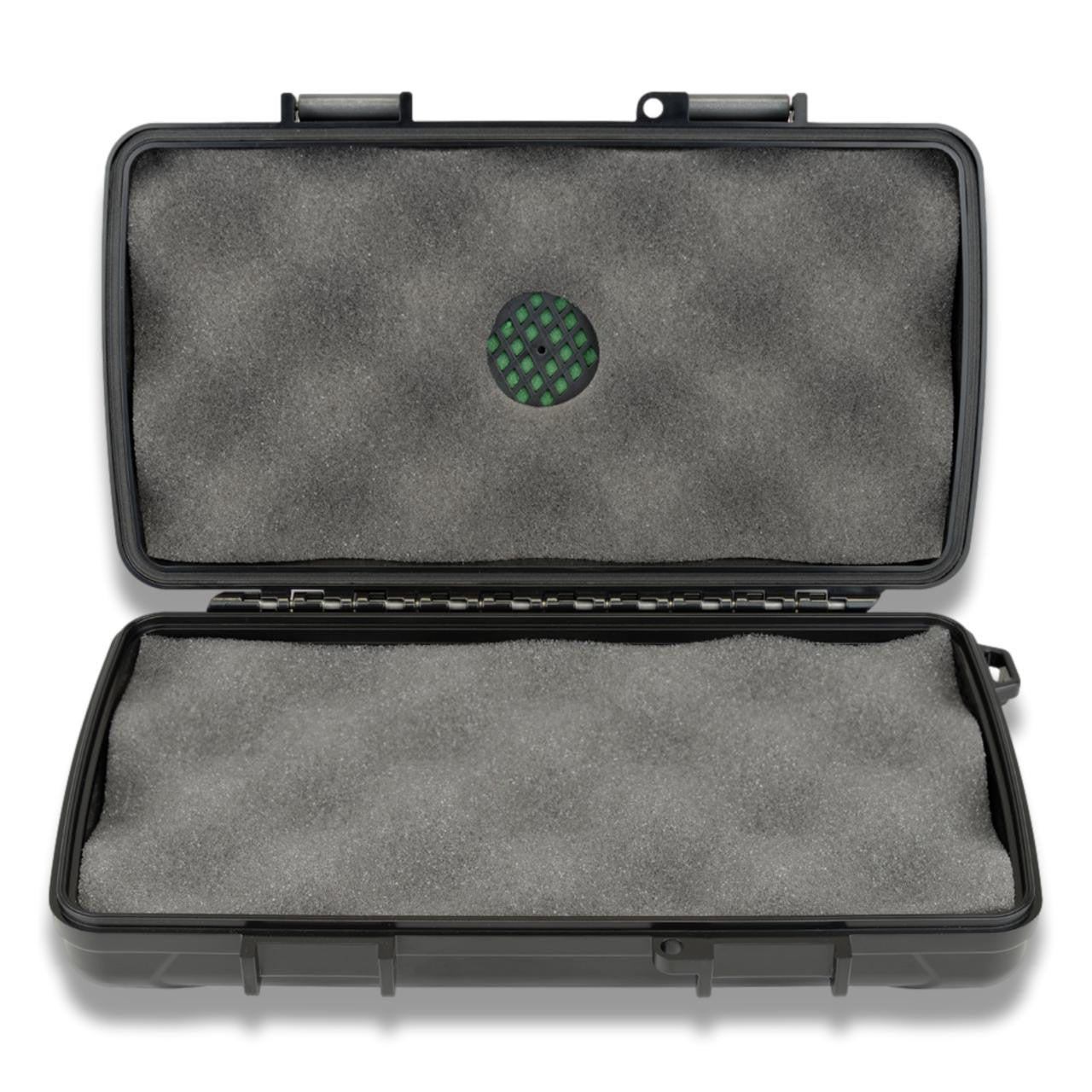 Xikar 5-Cigar Travel Humidor - Xikar Label - Flip Open