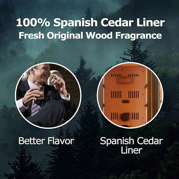 Yohtron YC-88 Premium Series Classic Black 450-Cigar Electric Humidor - Feature