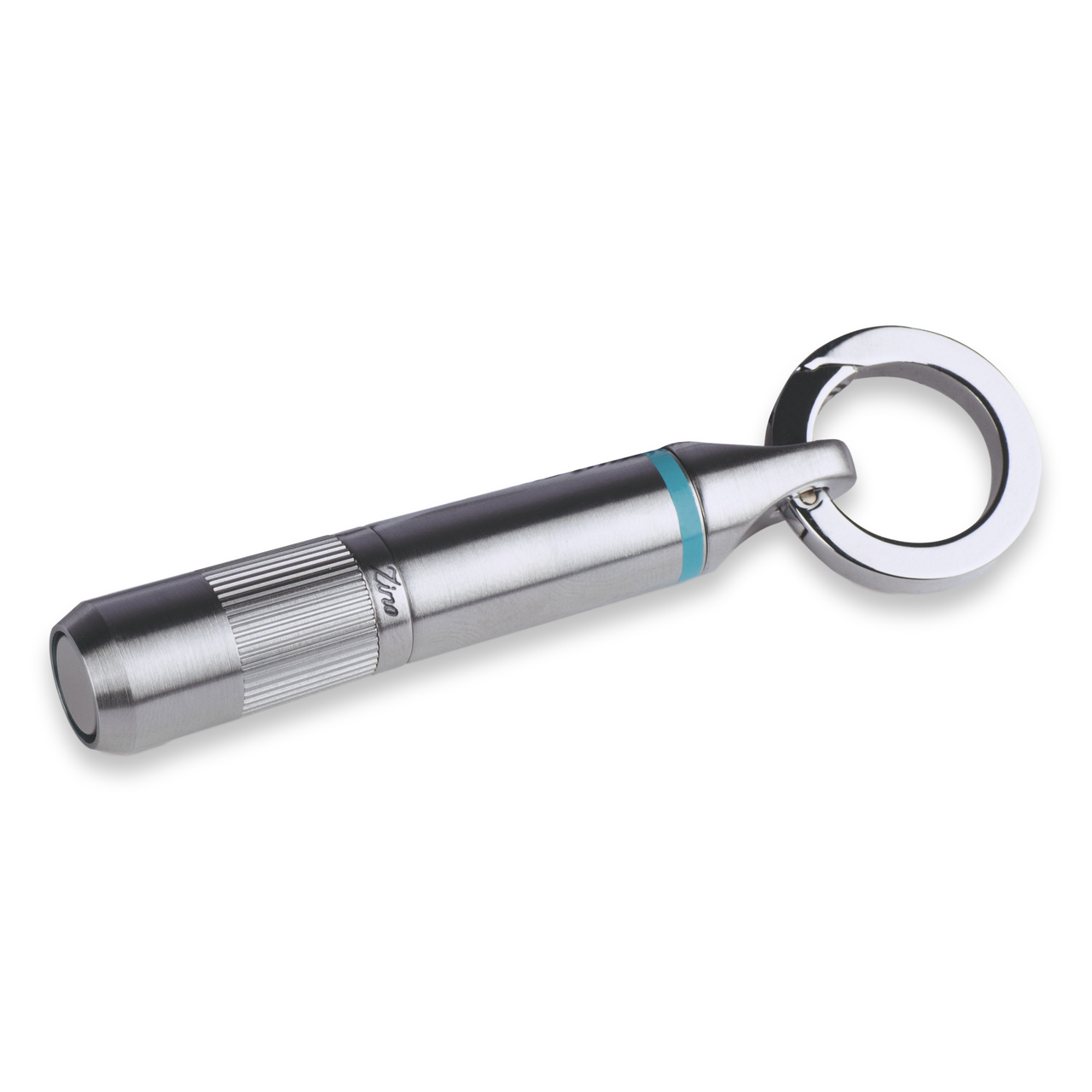 Zino Davidoff Z9 Punch Cigar Cutter - 2020 Series - Chrome and Cyan - Exterior Side