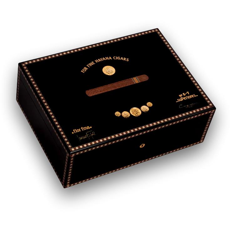 Elie Bleu Medals 200-Cigar Desktop Humidor