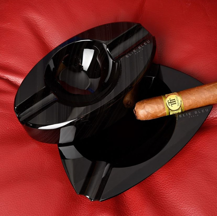 Elie Bleu Obsidian Ashtrays