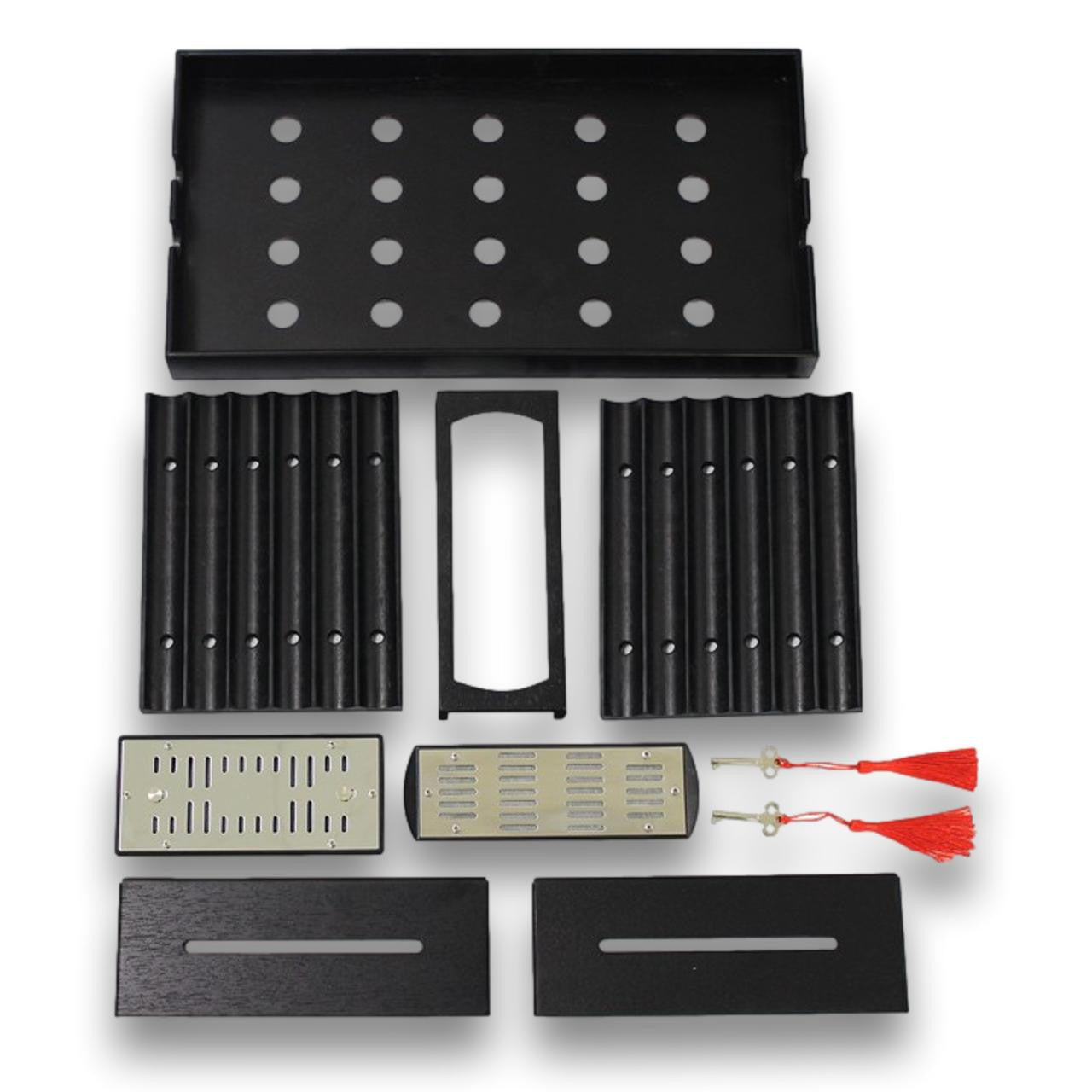 Prestige Raven 120-Cigar Desktop Humidor - Trays and Accessories