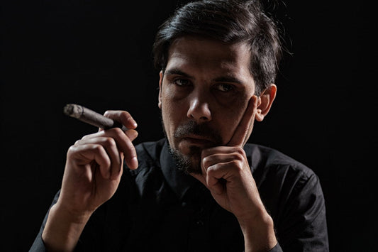 A man smoking