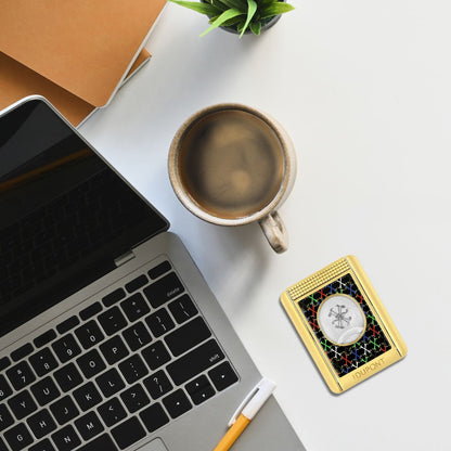 S.T. Dupont Fuente OpusX Cigar Cutter with Cigar Stand - Flatlay