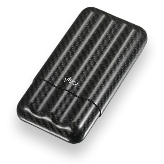Visol Night II Carbon Fiber Cigar Cases
