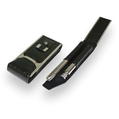 Visol Alton Leather 1-Finger Cigar Case Travel Sets