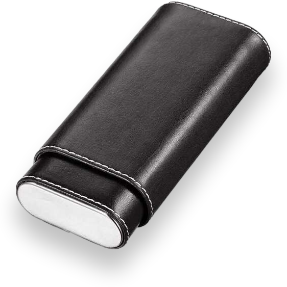 Visol Santa Fe Leather 3-Finger Cigar Cases