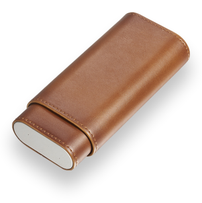 Visol Santa Fe Leather 3-Finger Cigar Cases