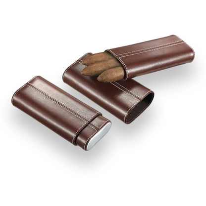 Visol Santa Fe Leather 3-Finger Cigar Cases