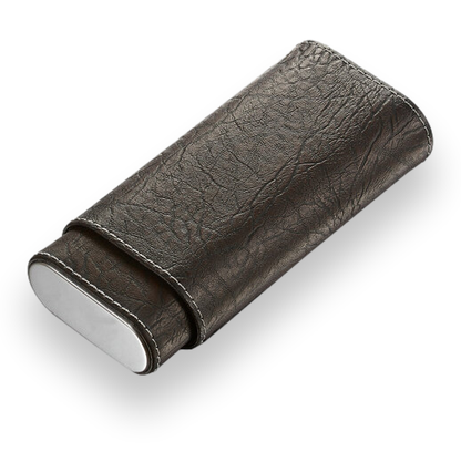 Visol Santa Fe Leather 3-Finger Cigar Cases
