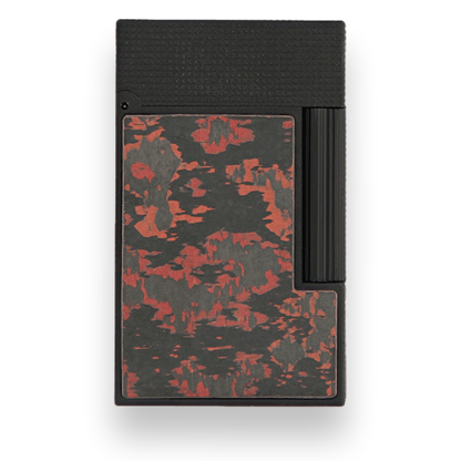 S.T. Dupont Ligne 2 Cigar Lighters - Matte Black and Carbon Animation Series