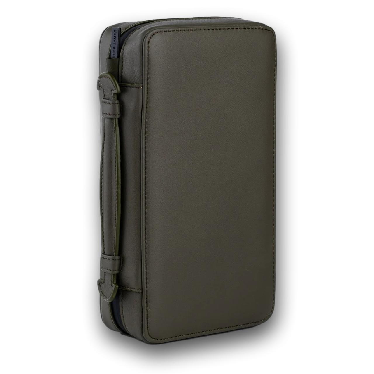 Peter James Alcantara Leather 7-Finger Soft Cigar Cases