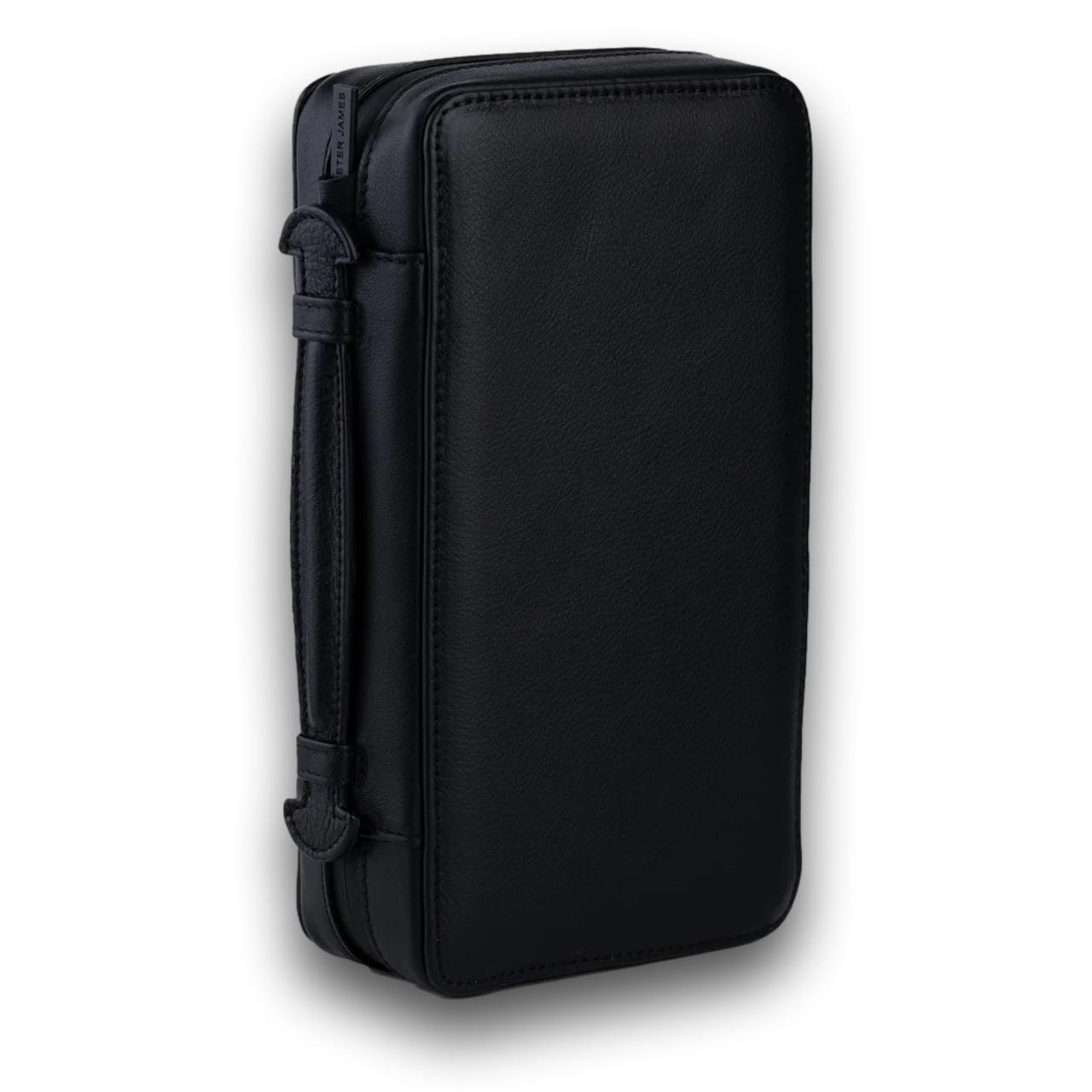 Peter James Alcantara Leather 7-Finger Soft Cigar Cases