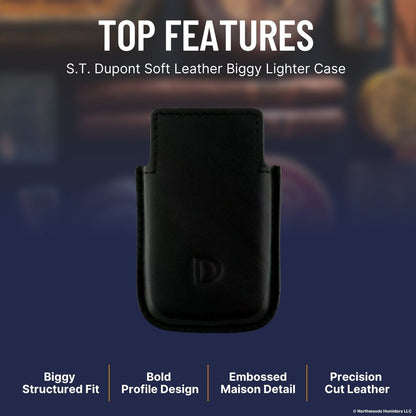 S.T. Dupont Soft Leather Biggy Lighter Case - Top Features