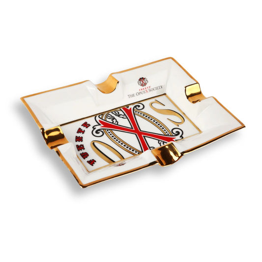OpusX Society El Blanco Porcelain 4-Cigar Ashtray